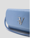 Bolso de mano Rita Metal azul - Mujer - PV2026 | Roberto Verino