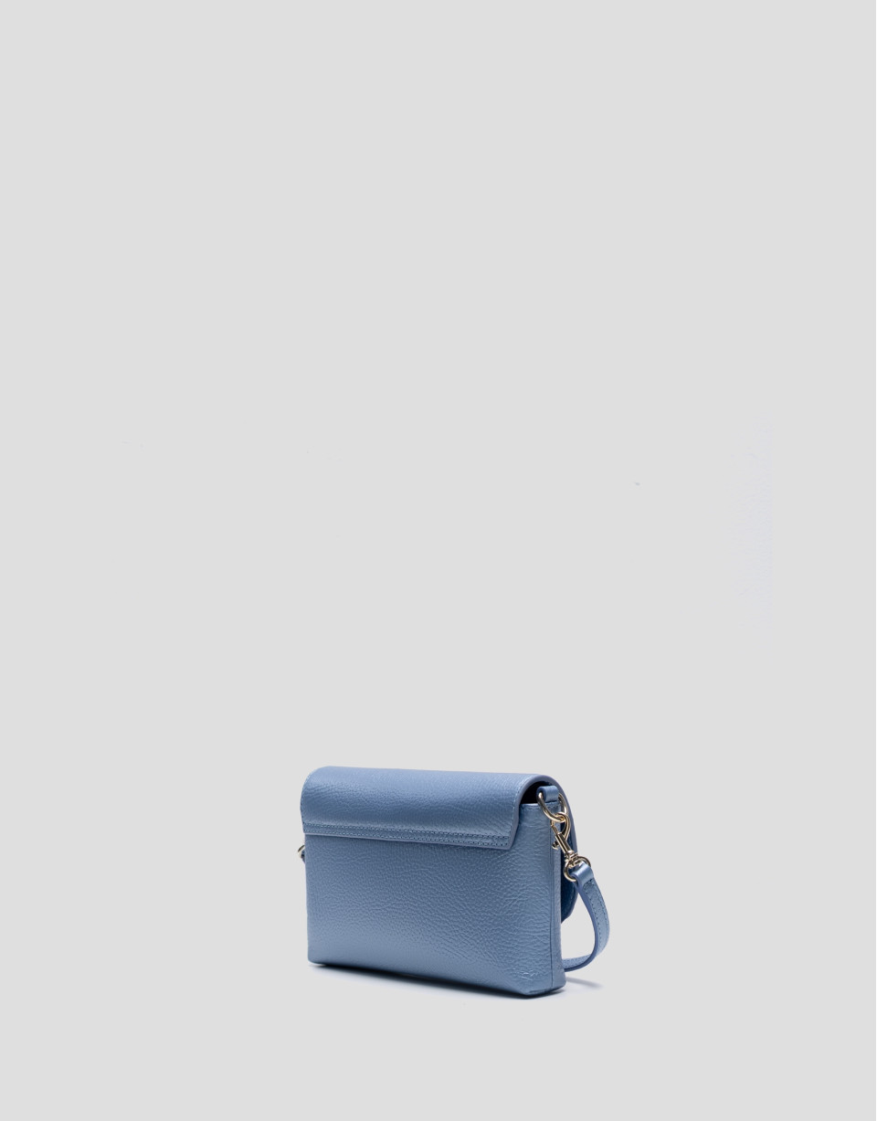 Rita Metal blue handbag - Woman - SS2026 | Roberto Verino
