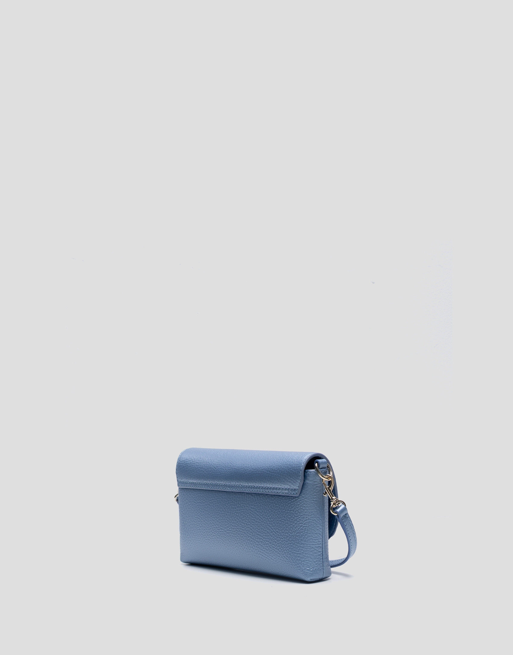 Rita Metal blue handbag - Woman - SS2026 | Roberto Verino