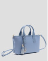 Dafne Mini light blue nylon handbag - Woman | Roberto Verino