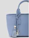 Dafne Mini light blue nylon handbag - Woman | Roberto Verino