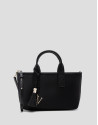 Dafne Mini black nylon handbag - Woman - SS2026 | Roberto Verino
