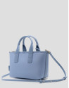 Bolso de mano Dafne Mini nailon azul claro | Roberto Verino