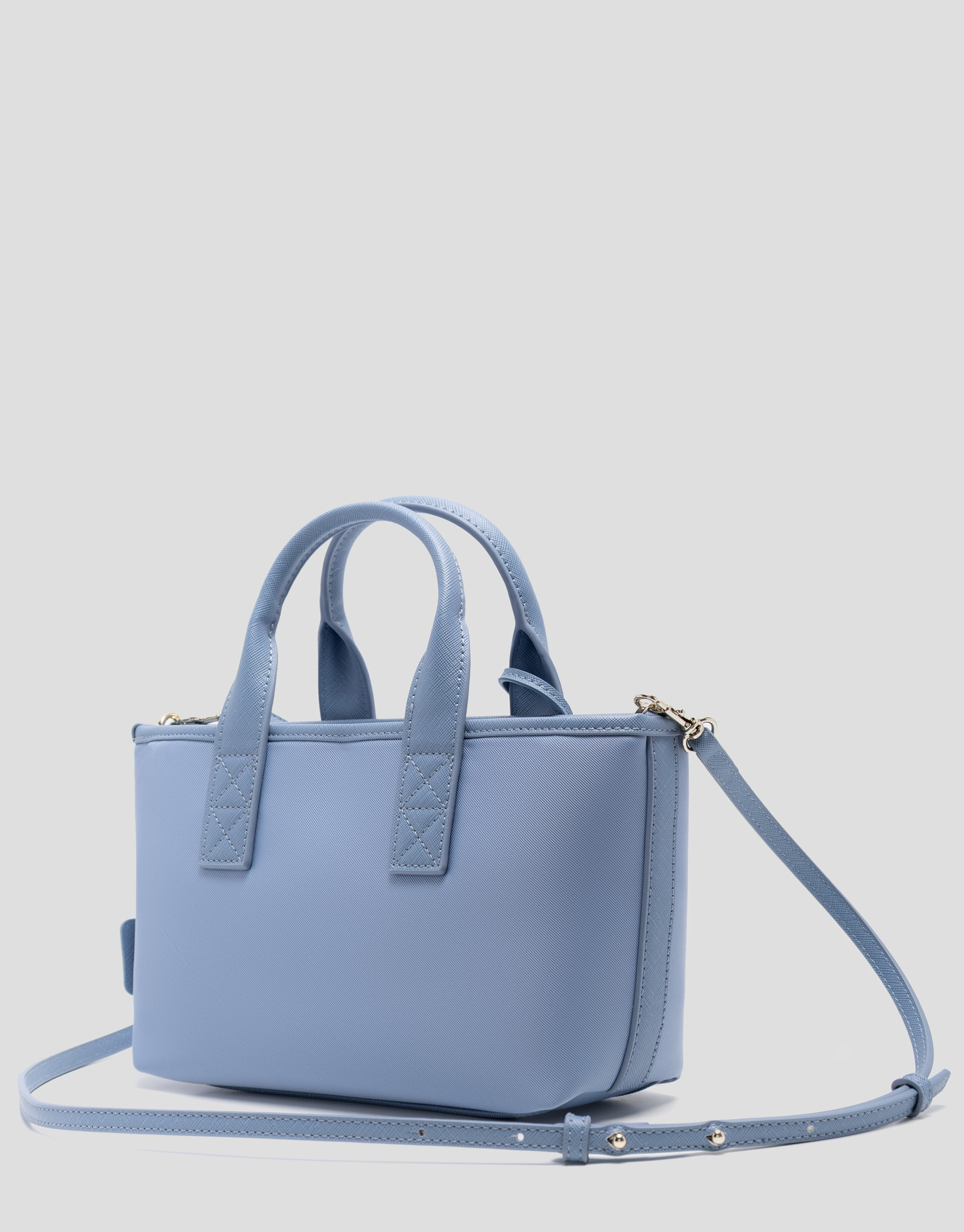 Dafne Mini light blue nylon handbag - Woman | Roberto Verino