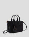 Dafne Mini black nylon handbag - Woman - SS2026 | Roberto Verino