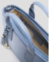 Bolso de mano Dafne Mini nailon azul claro | Roberto Verino
