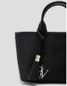 Dafne Mini black nylon handbag - Woman - SS2026 | Roberto Verino