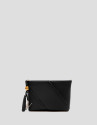 Clara Messenger black leather shoulder bag | Roberto Verino