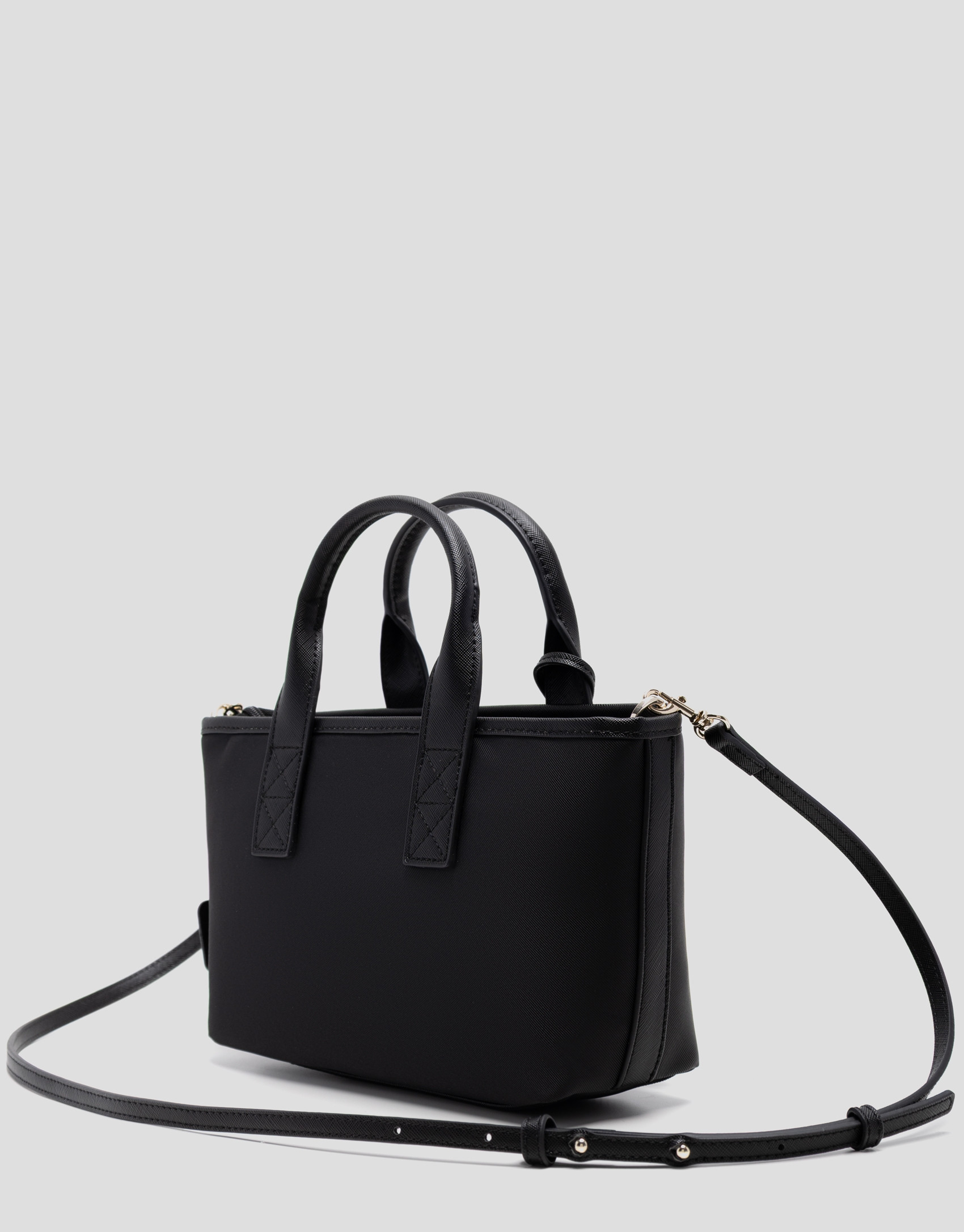 Dafne Mini black nylon handbag - Woman - SS2026 | Roberto Verino