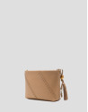 Clara Messenger camel leather shoulder bag | Roberto Verino