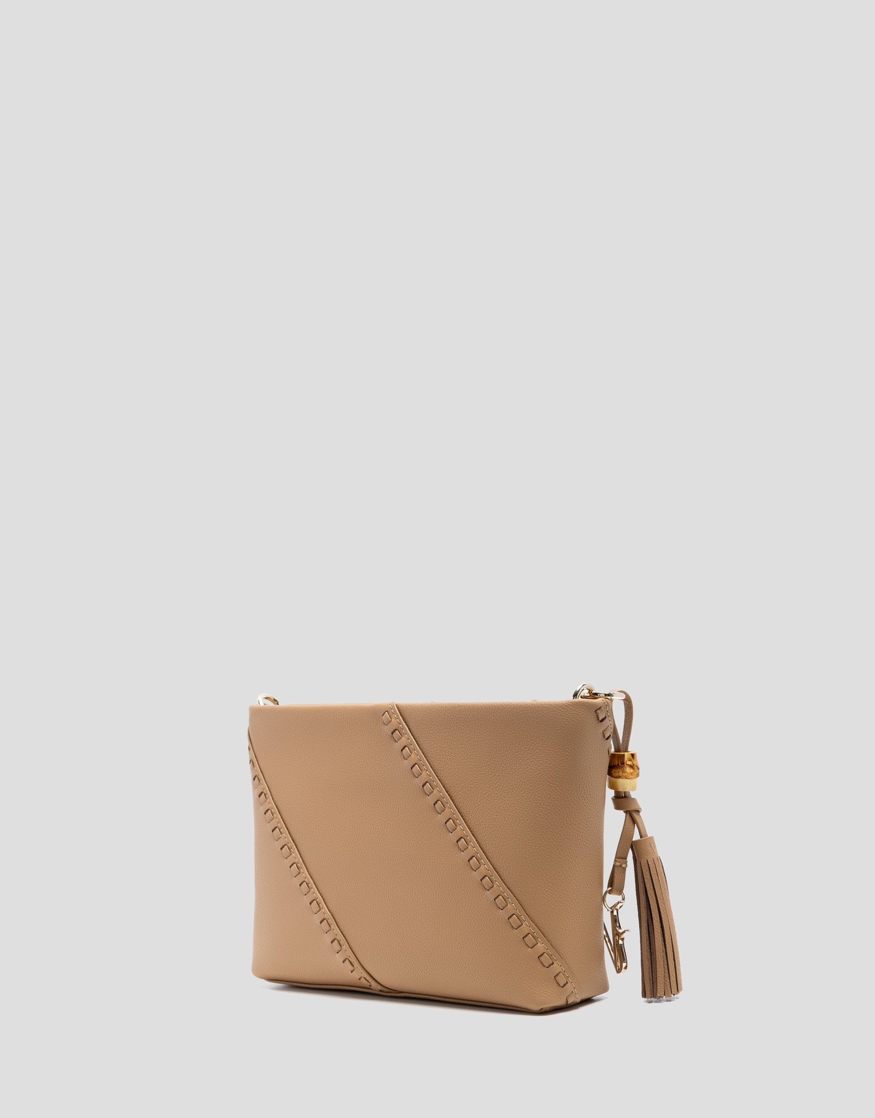 Bolso bandolera Clara Messenger piel cámel | Roberto Verino