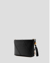 Clara Messenger black leather shoulder bag | Roberto Verino