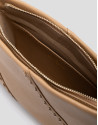 Clara Messenger camel leather shoulder bag | Roberto Verino