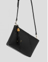 Bolso bandolera Clara Messenger piel negra | Roberto Verino