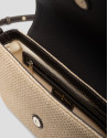 Vera Crossbag bag in beige and brown leather | Roberto Verino