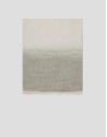 Khaki and ecru striped scarf - Man - SS2026 | Roberto Verino