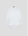 Oversized white linen shirt - Woman - SS2026 | Roberto Verino