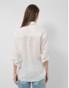 Camisa oversize lino blanca - Mujer - PV2026 | Roberto Verino
