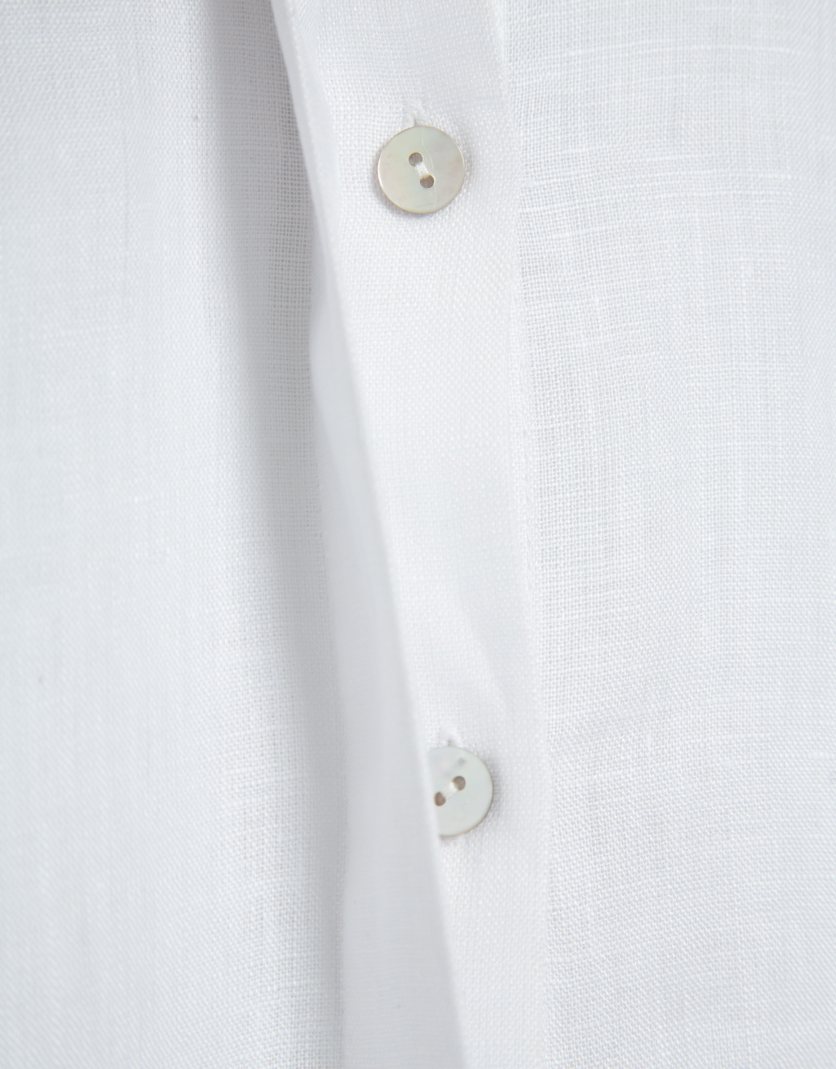 Oversized white linen shirt - Woman - SS2026 | Roberto Verino