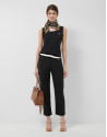 Tank top negro y blanco - Mujer - PV2026 | Roberto Verino