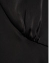 Vestido lencero de tirantes negro - Mujer | Roberto Verino
