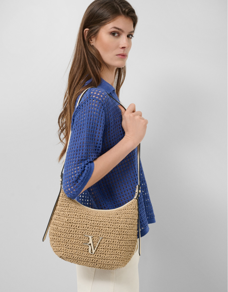 Bolso de hombro Jimena Shoulder crudo - Mujer | Roberto Verino