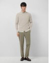Khaki technical separate trousers - Man | Roberto Verino