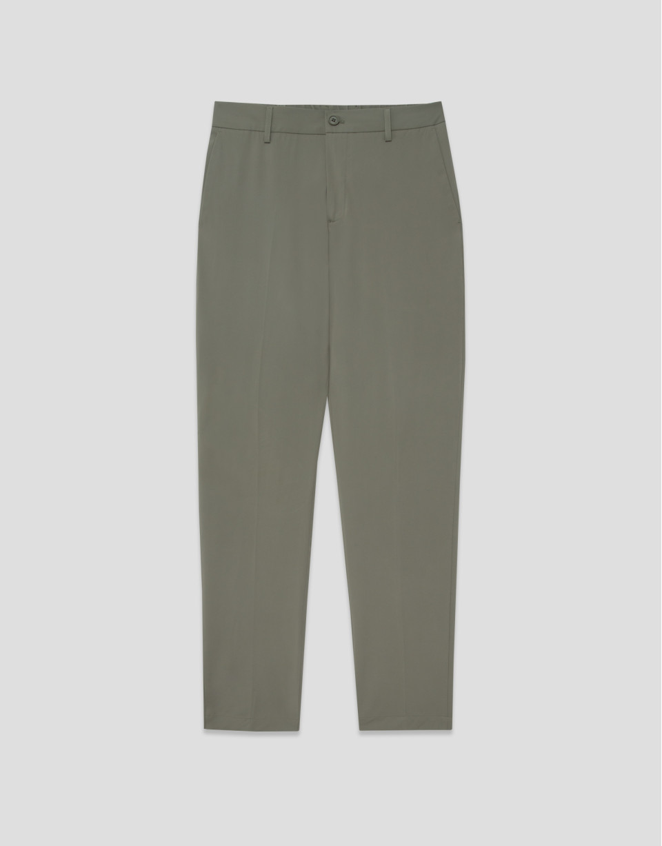 Khaki technical separate trousers - Man | Roberto Verino