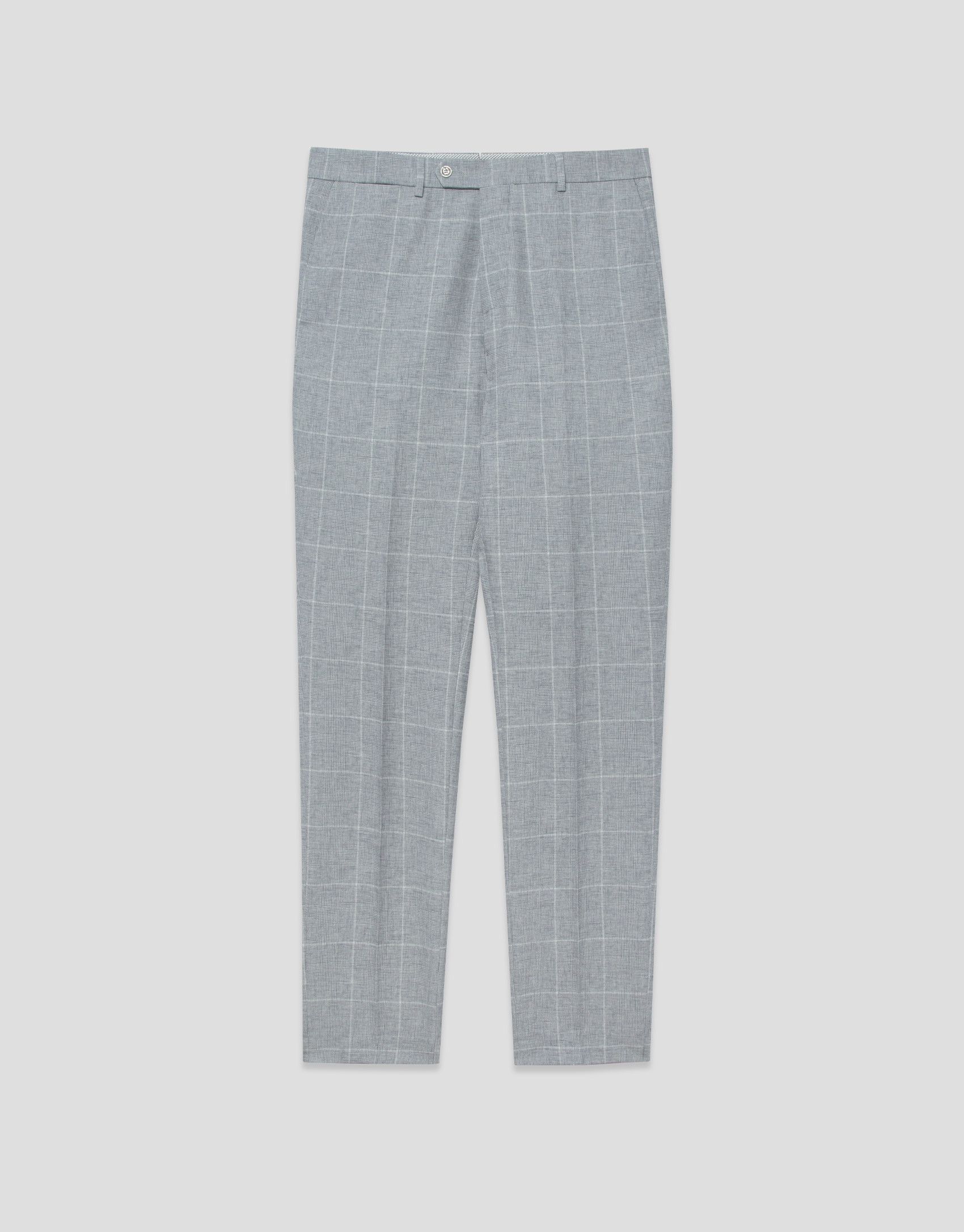 Pantalón separate cuadros tonos grises  | Roberto Verino