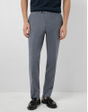 Plain ink blue faux separate trousers - Man | Roberto Verino