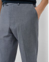 Plain ink blue faux separate trousers - Man | Roberto Verino