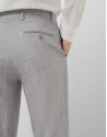 Separate grey checked trousers - Man - SS2026 | Roberto Verino
