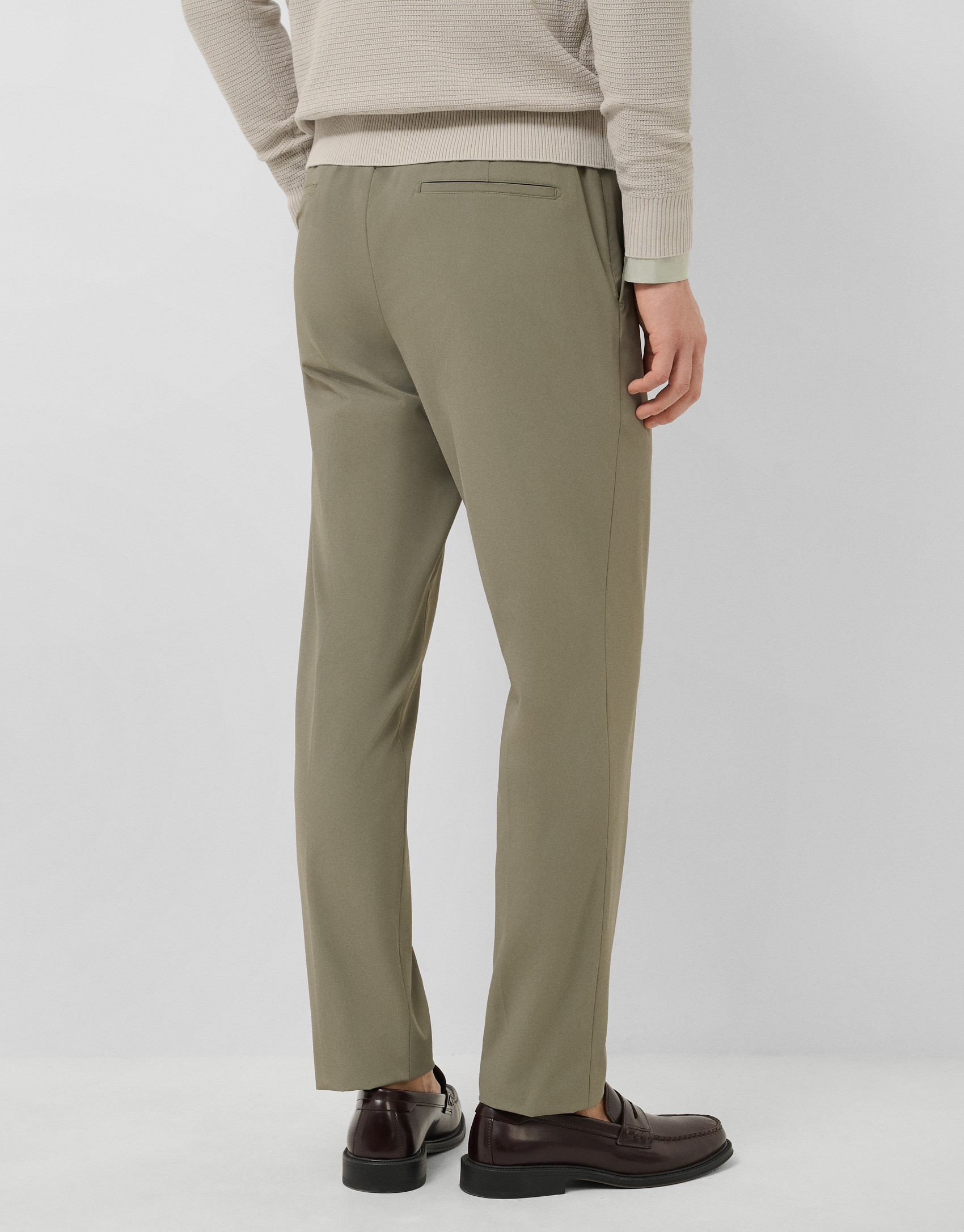 Khaki technical separate trousers - Man | Roberto Verino