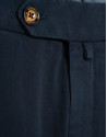Navy blue dyed chino trousers - Man - SS2026 | Roberto Verino