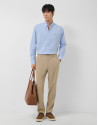 Pantalón separate liso técnico beige - Hombre | Roberto Verino