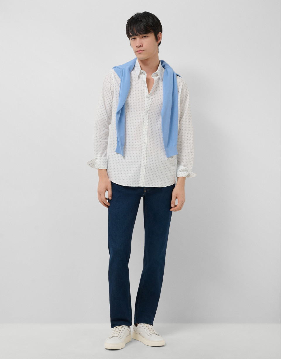 Camisa sport regular fit estampado ... | Roberto Verino