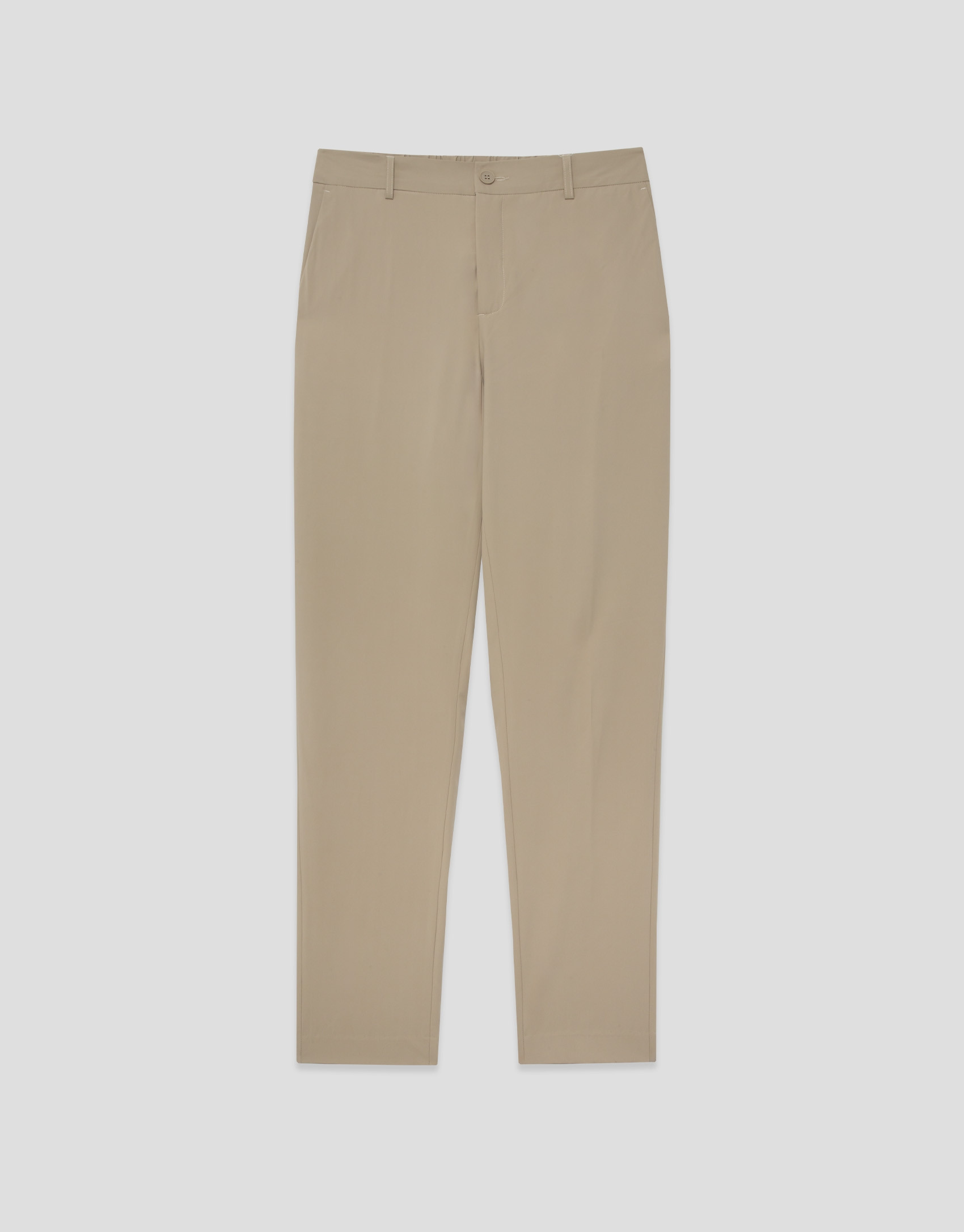 Beige plain technical separate trousers - Man | Roberto Verino