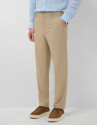 Beige plain technical separate trousers - Man | Roberto Verino