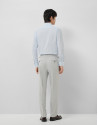 Grey melange trousers with buckles - Man | Roberto Verino