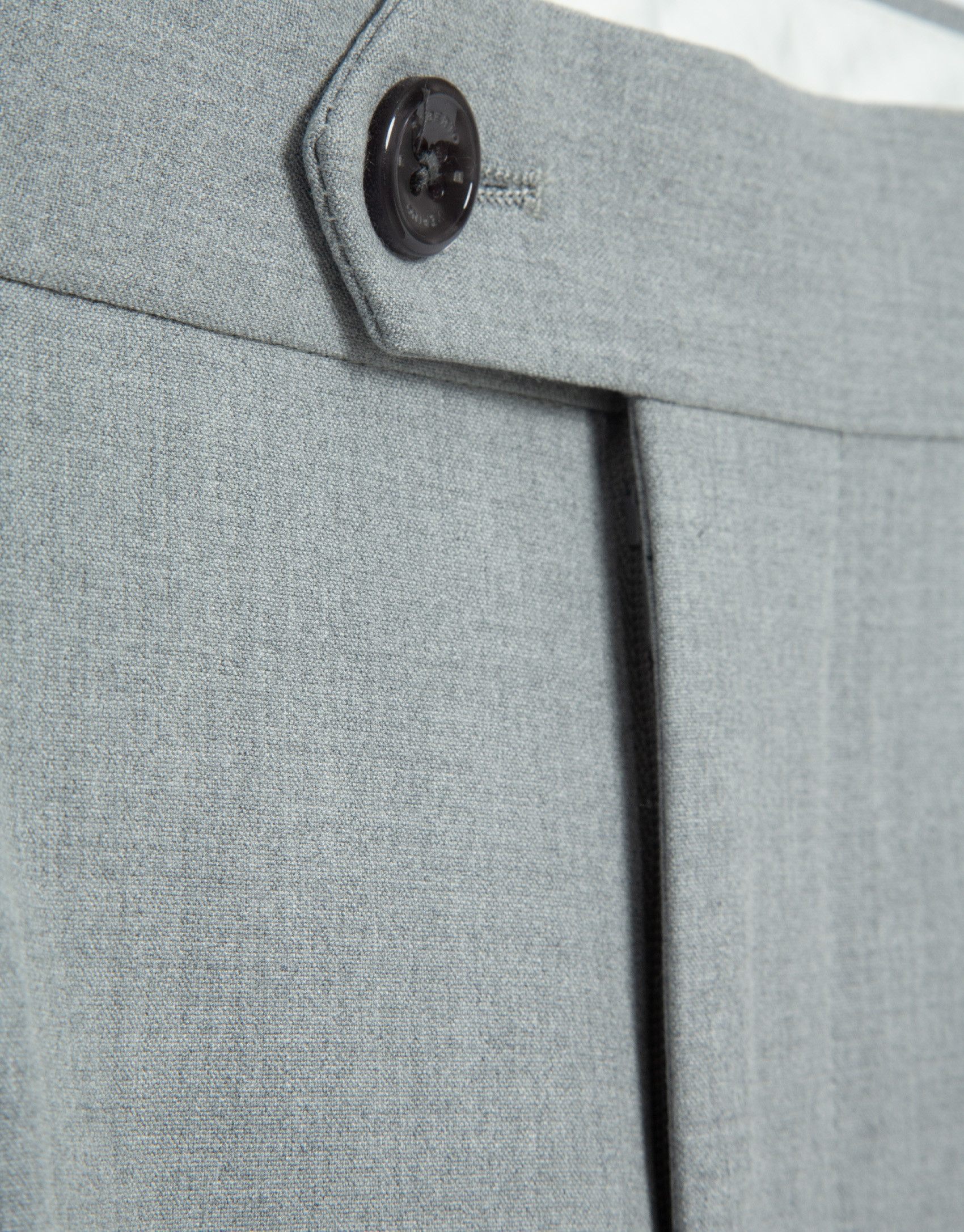 Pantalón gris melange hebillas - Hombre | Roberto Verino