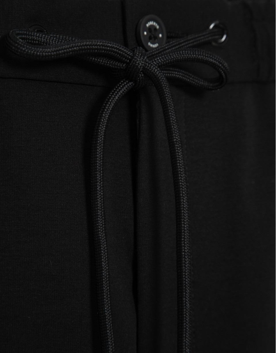Black knit trousers - Man - SS2026 | Roberto Verino