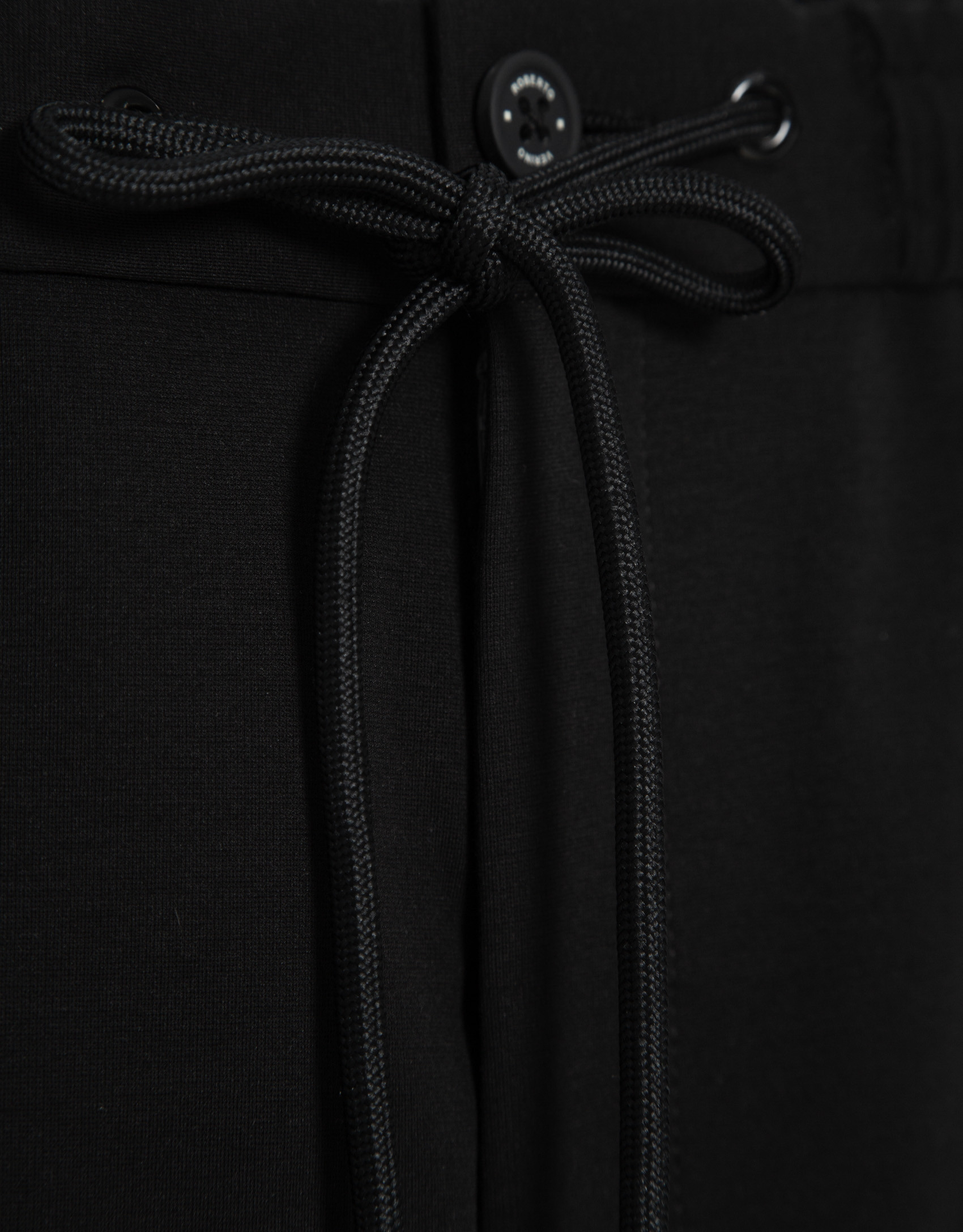 Black knit trousers - Man - SS2026 | Roberto Verino