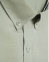 Regular fit khaki light oxford shirt - Man | Roberto Verino