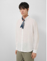 Regular fit white linen sports shirt - Man | Roberto Verino