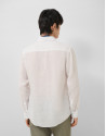 Camisa sport regular lino blanco - Hombre | Roberto Verino