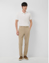 White short-sleeved piqué polo shirt - Man | Roberto Verino