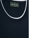 Camiseta manga corta tricotada marino - Hombre | Roberto Verino