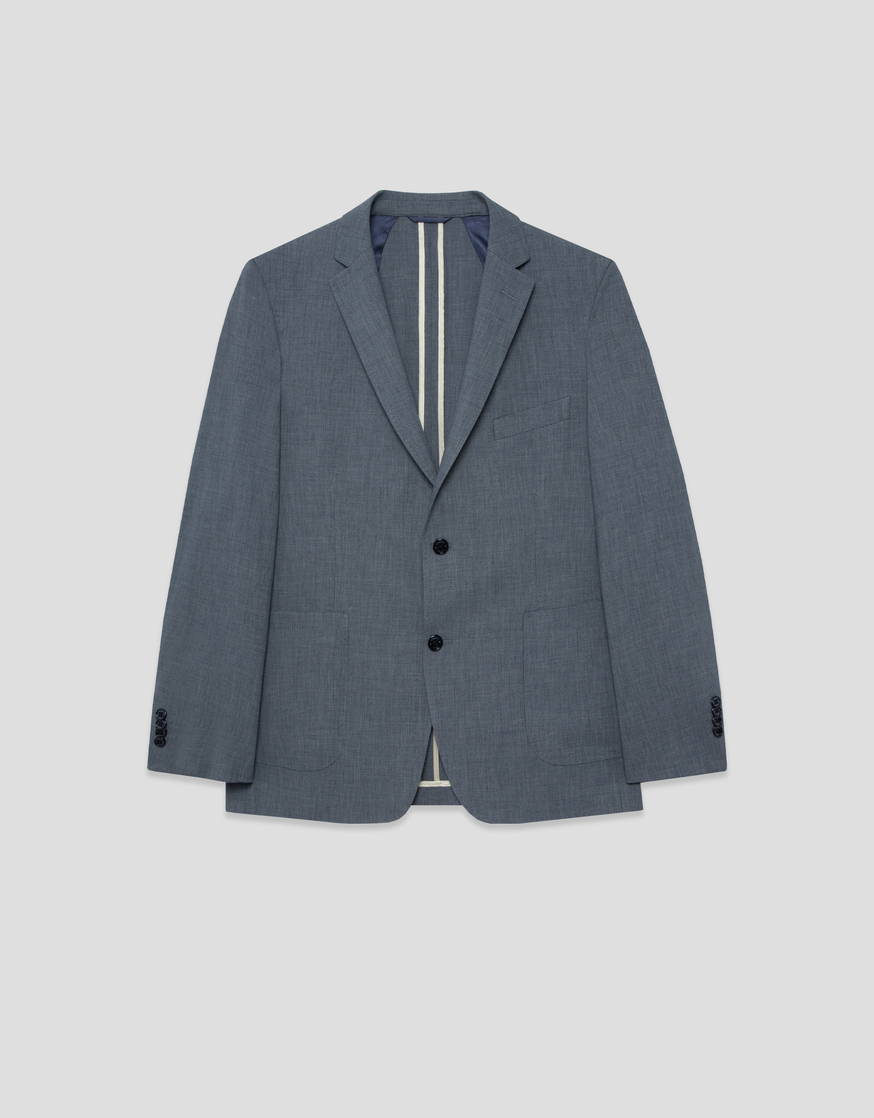 Separate comfort faux smooth navy blue jacket | Roberto Verino
