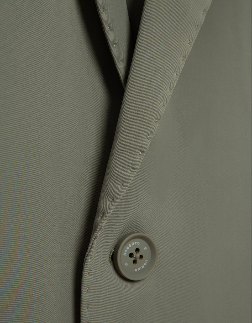 Khaki technical fabric blazer - Man - SS2026 | Roberto Verino