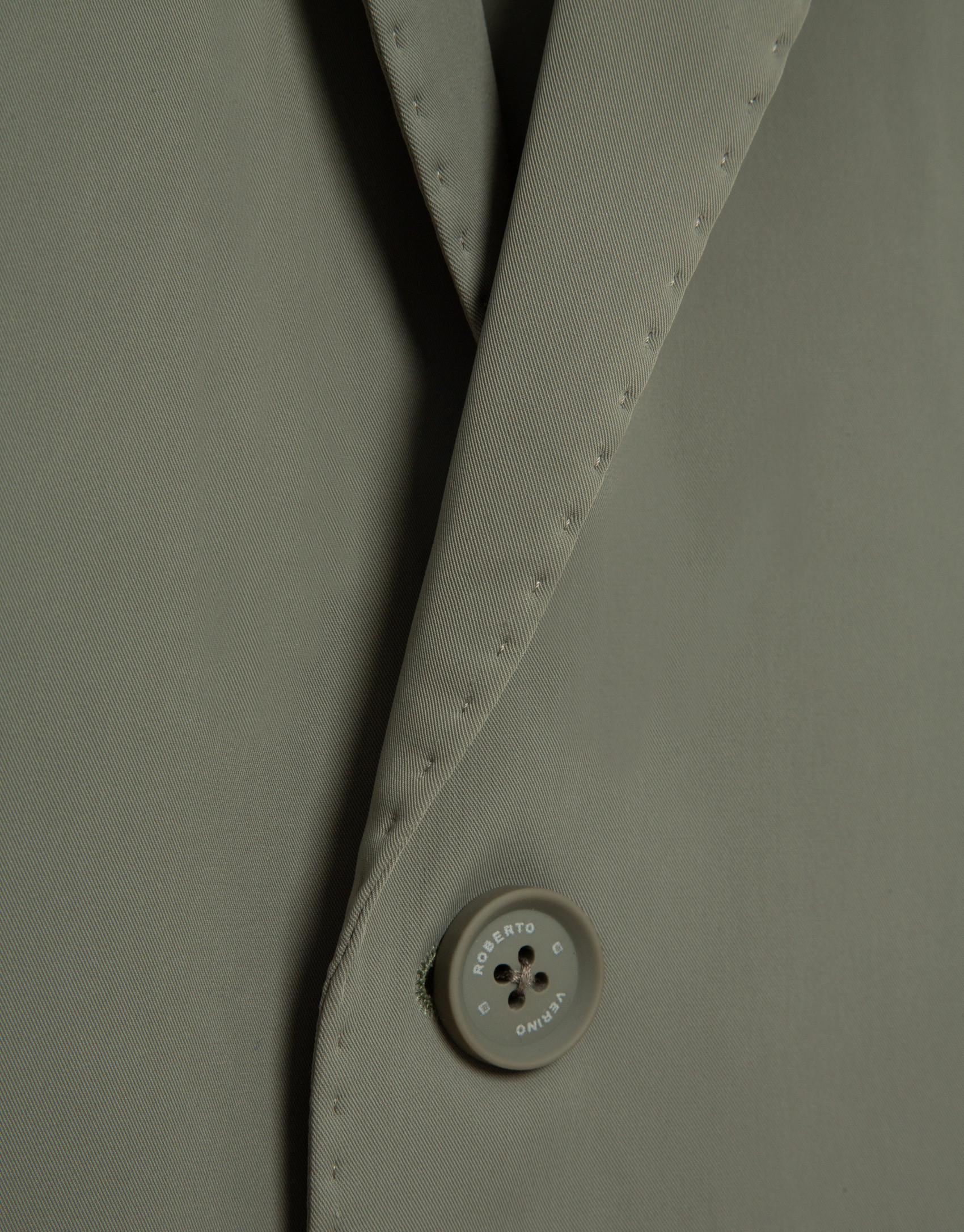 Khaki technical fabric blazer - Man - SS2026 | Roberto Verino